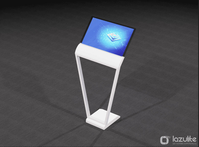 30-Inch Floor Slanting Kiosk